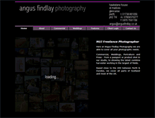 Tablet Screenshot of angusfindlay.co.uk
